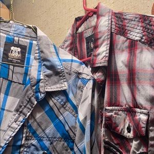 2 button up shirts